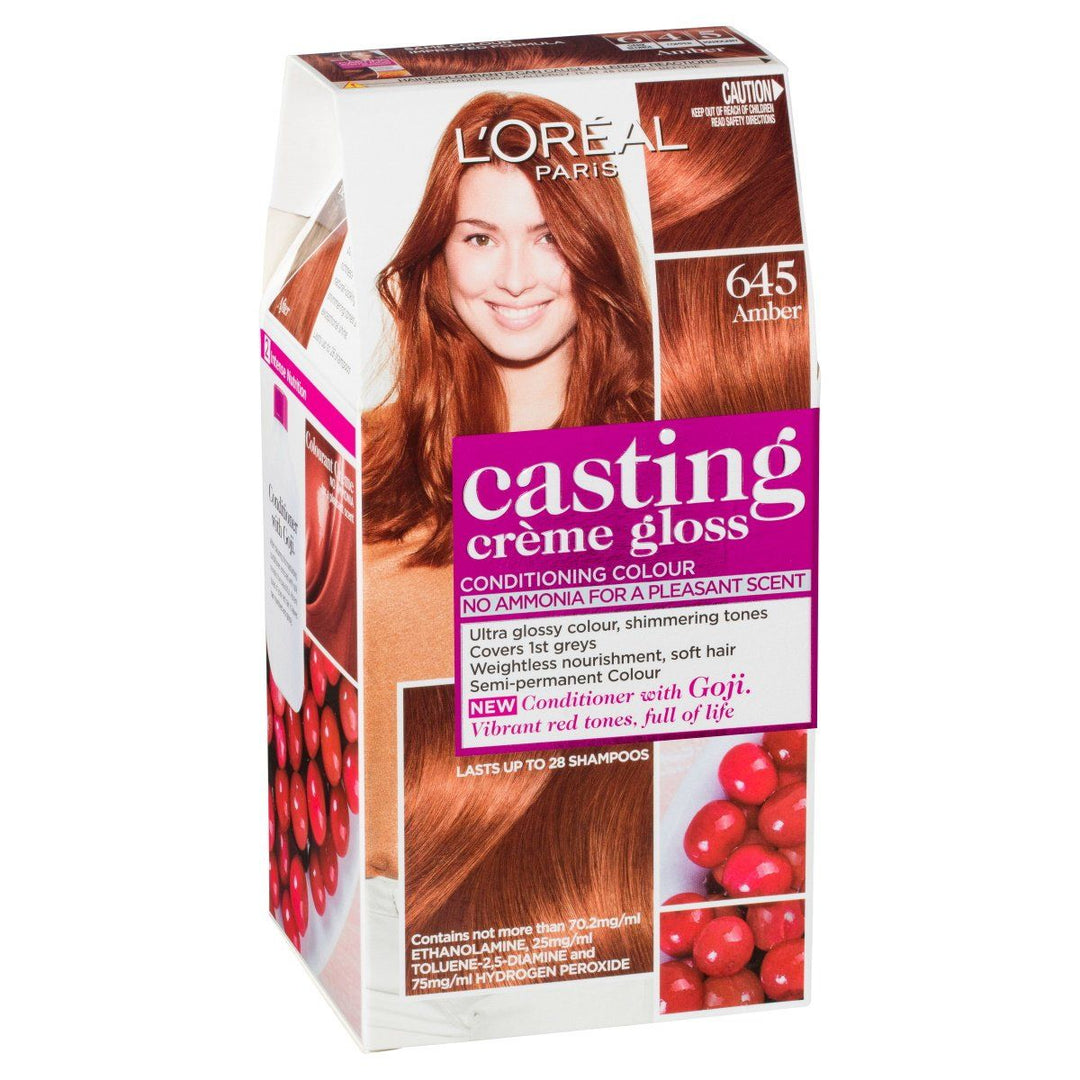 L'Oréal Paris Casting Crème Gloss Conditioning Hair Colour - 645 Amber