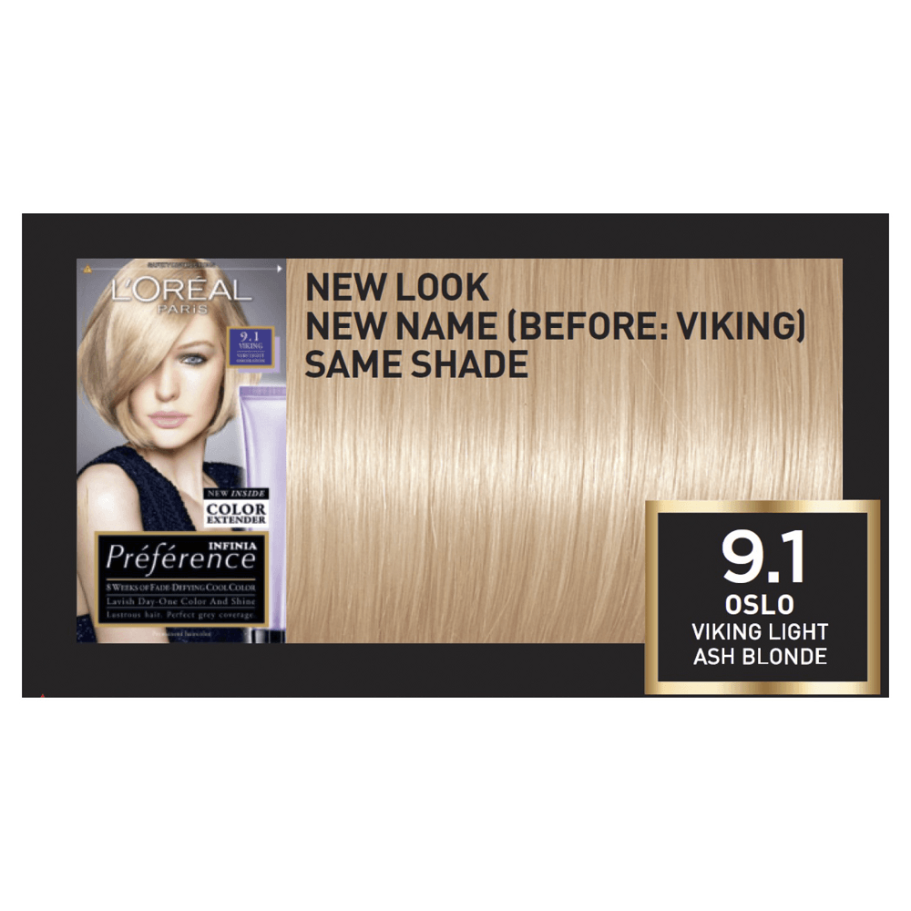 L'Oréal Paris Préférence Luminous Hair Colour - 9.1 Oslo Viking