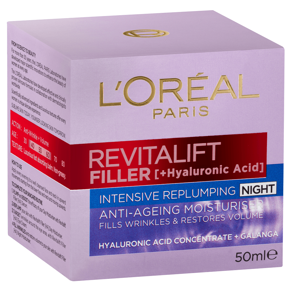 L'Oréal Paris Revitalift Filler + Hyaluronic Acid Night