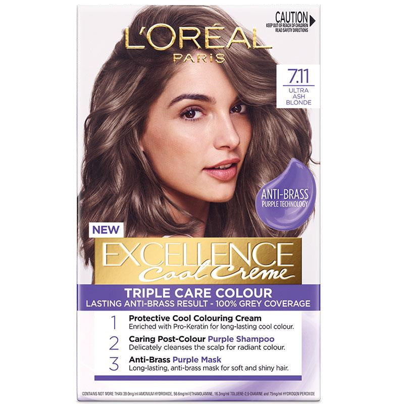 L'Oréal Paris EXCELLENCE Cool Creme Triple Care Colour - 7.11 Ultra Ash Blonde