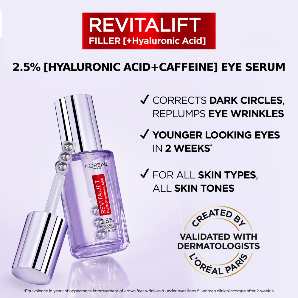 L'Oréal Paris Revitalift Filler Eye Serum 20mL