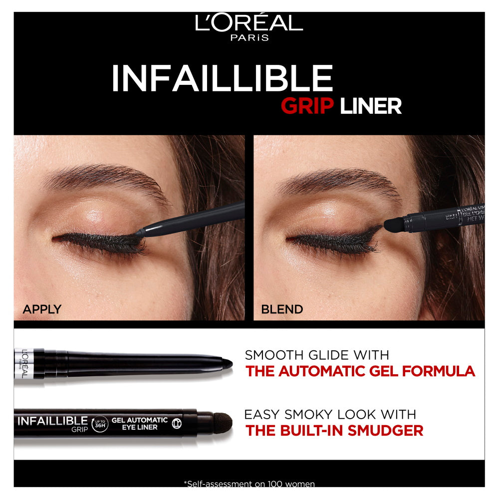 L'Oréal Paris INFAILLIBLE Grip 36HR Gel Automatic Eyeliner