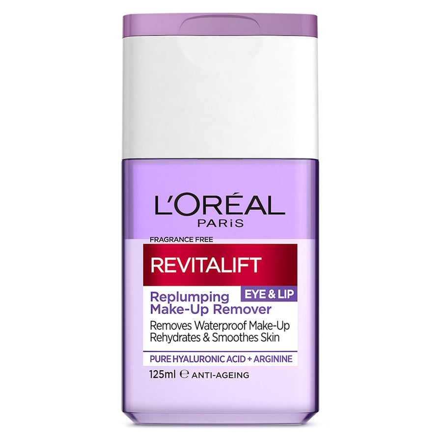 L'Oréal Paris REVITALIFT Replumping Eye & Lip Makeup Remover 125mL