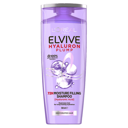 L'Oréal Paris ELVIVE Hyaluron Plump 72H Moisture Filling Shampoo 300mL