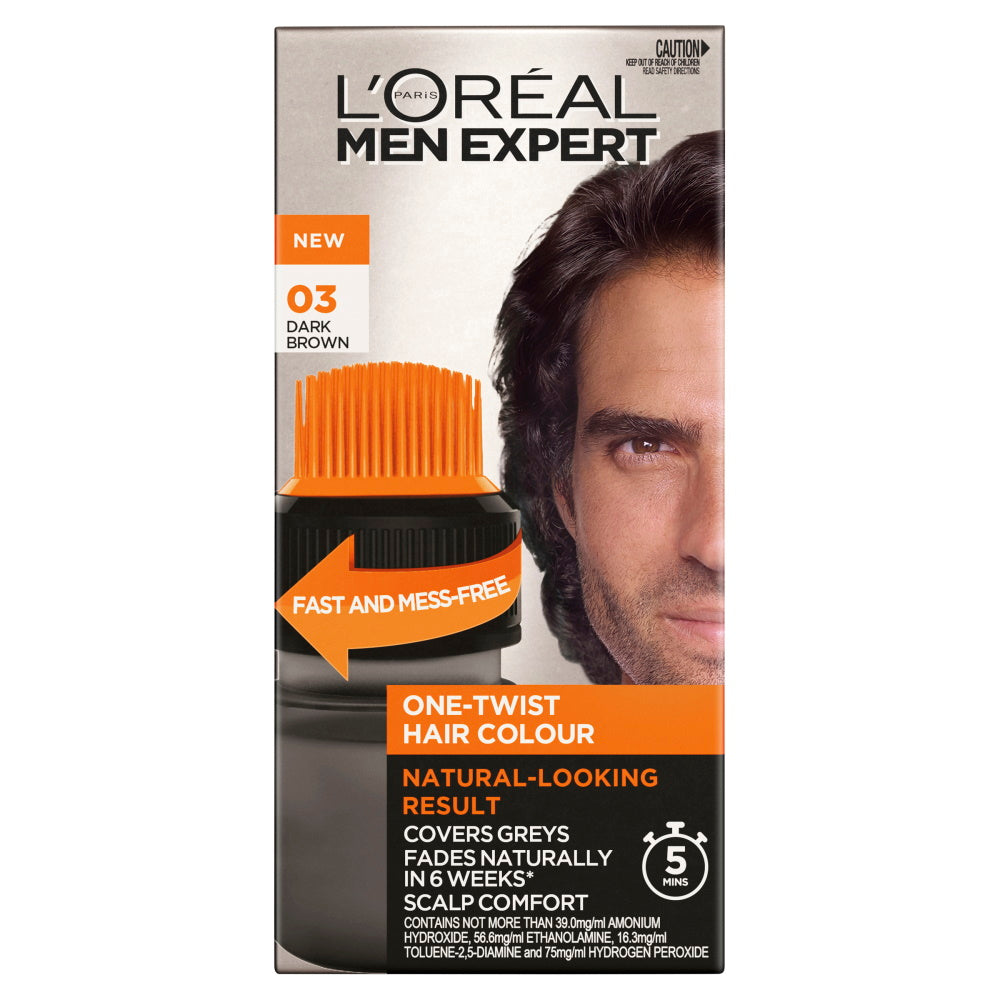 L'Oréal Paris Men Expert One-Twist Hair Colour - 03 Dark Brown