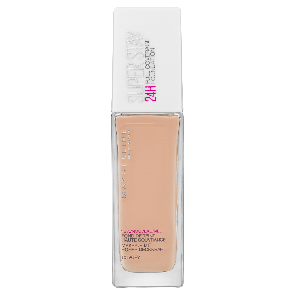 Maybelline SuperStay 24HR Full Coverage Liquid Foundation 30mL - Ivory