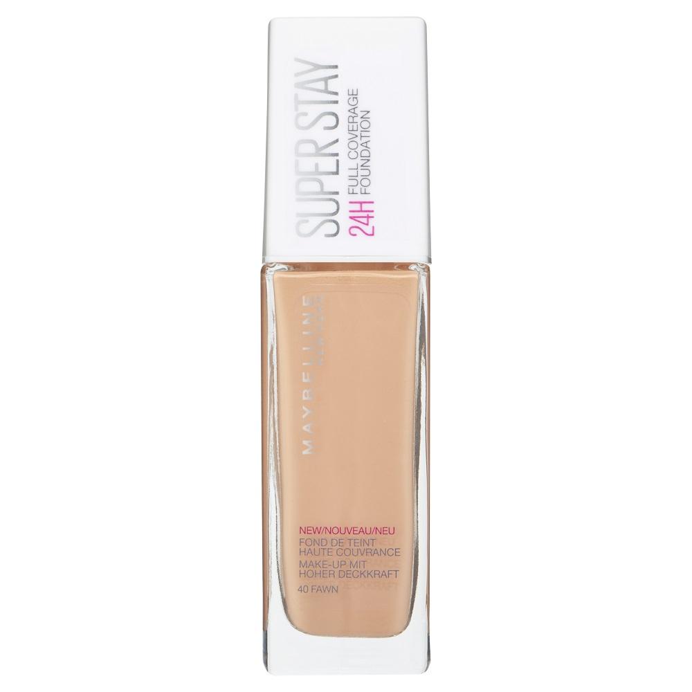 Maybelline SuperStay 24HR Full Coverage Liquid Foundation 30mL - Fawn