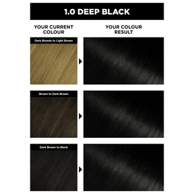 Garnier OLIA Bold Permanent Hair Colour - 1.0 Deep Black