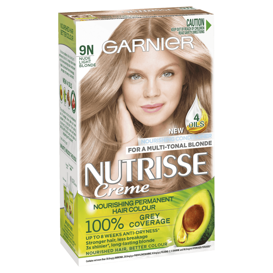 GARNIER Nutrisse Nourishing Permanent Hair Colour - 9N Nude Light Blonde