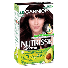GARNIER Nutrisse Nourishing Permanent Hair Colour - 3.23 Dark Quartz