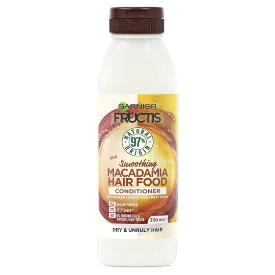Garnier FRUCTIS Smoothing Macadamia Hair Food Conditioner 350mL