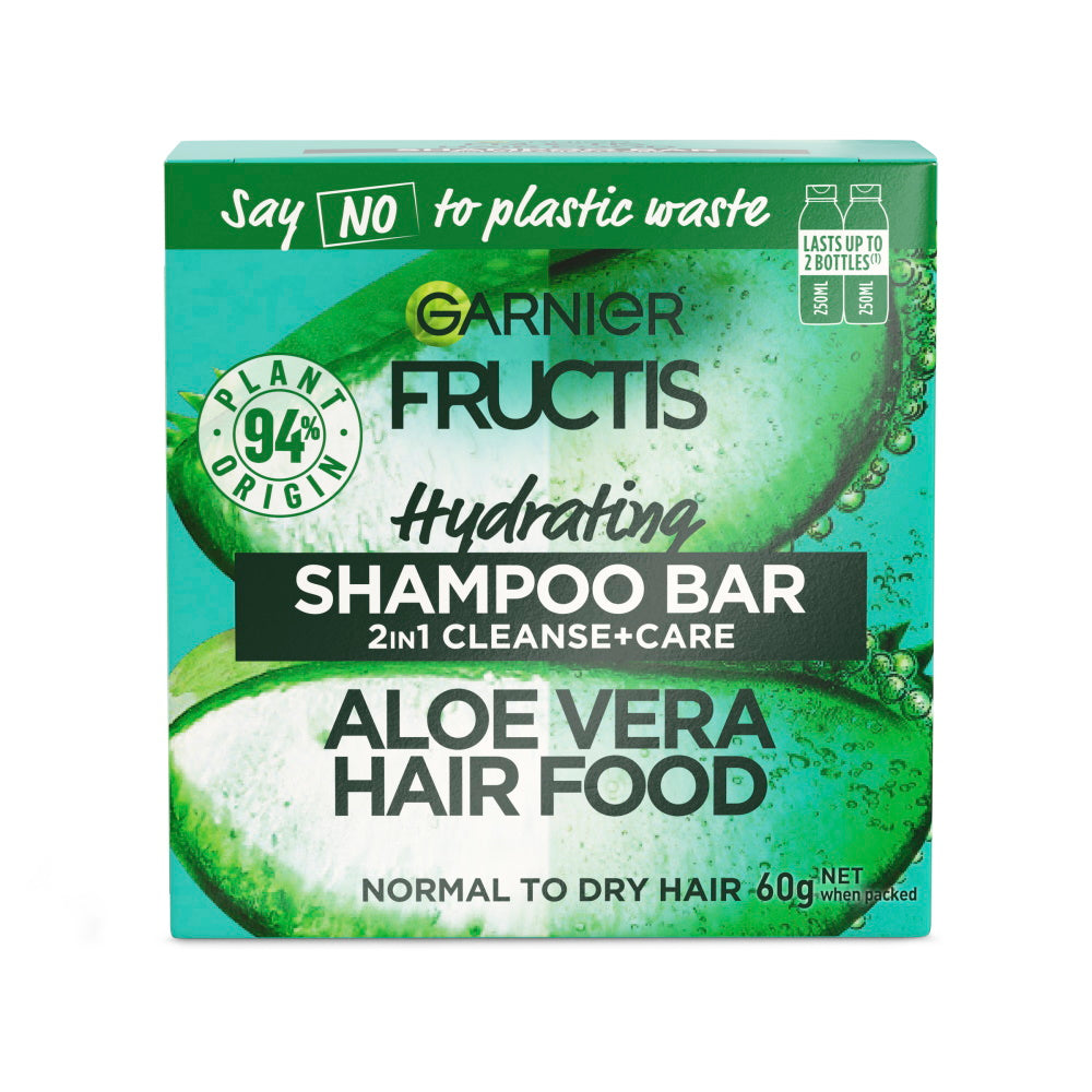GARNIER FRUCTIS Aloe Vera Hair Food Hydrating Shampoo Bar 60g