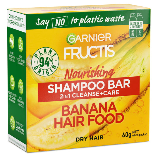 GARNIER FRUCTIS Banana Hair Food Nourishing Shampoo Bar 60g