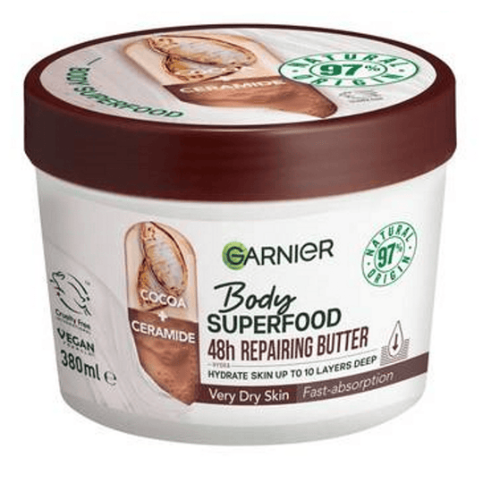 GARNIER Body SUPERFOOD 380mL - Cocoa + Ceramide