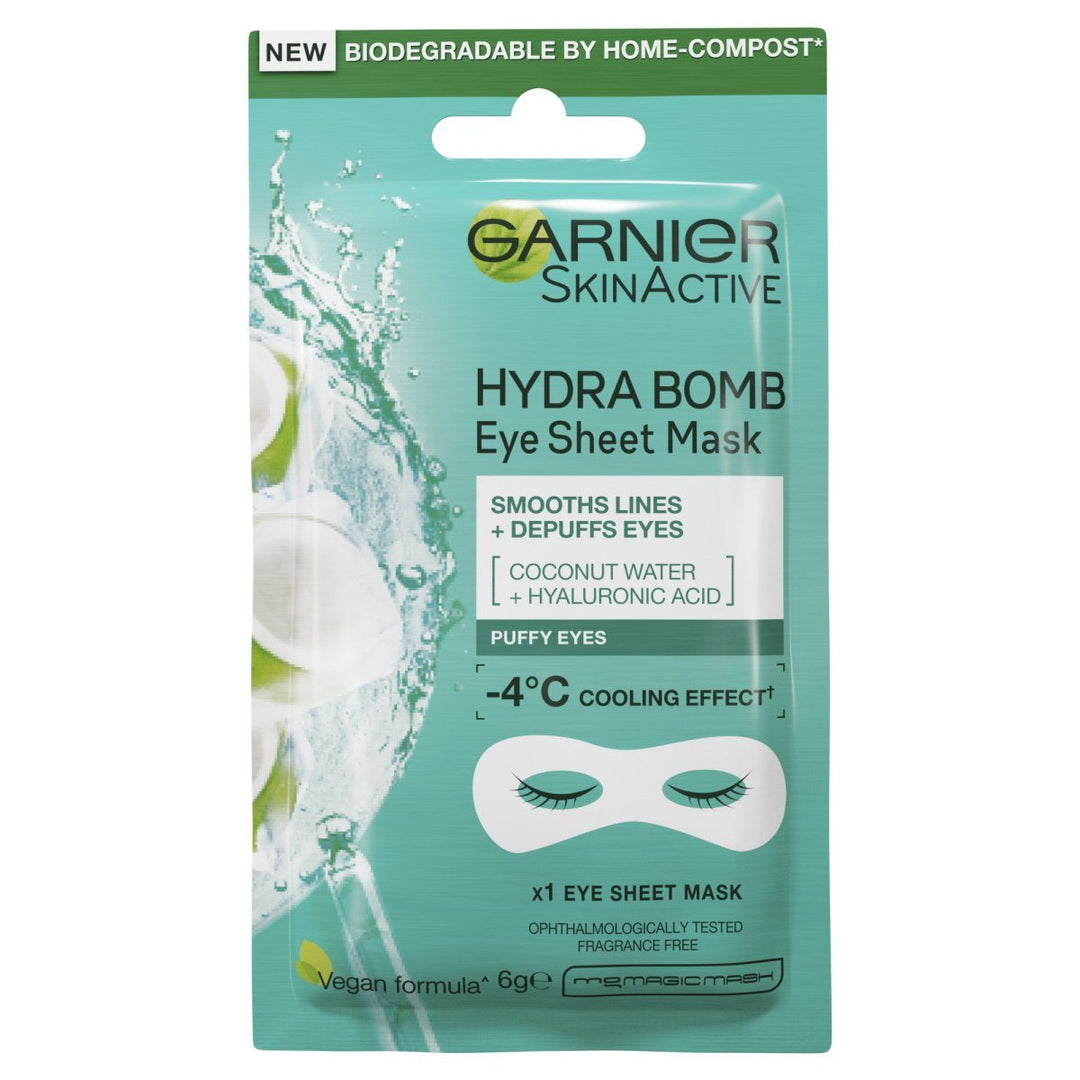 GARNIER SkinActive Hydra Bomb Eye Sheet Mask - Coconut Water