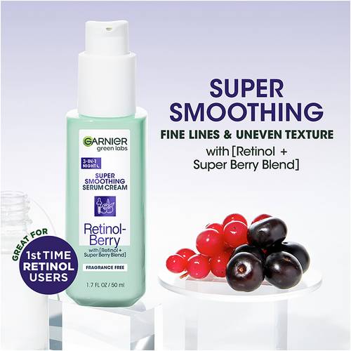GARNIER Green Labs Retinol-Berry Super Smoothing Serum Cream