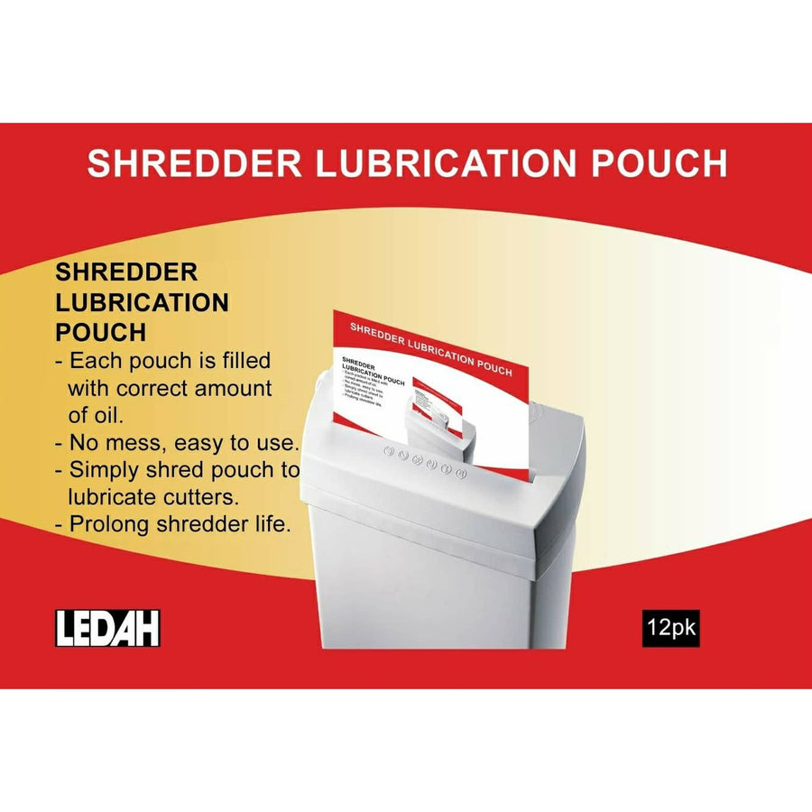 Ledah Shredder Lubrication Pouch 12/Pkt