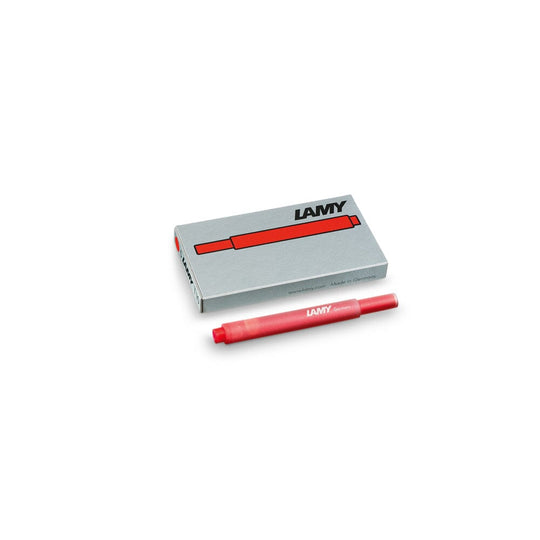Lamy Ink T10 Cartridges 5 Pack Red