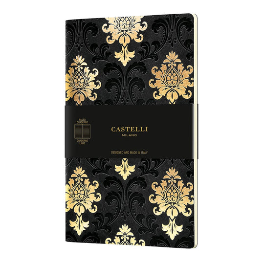 Castelli Quaderno Notebook A5 Baroque Gold