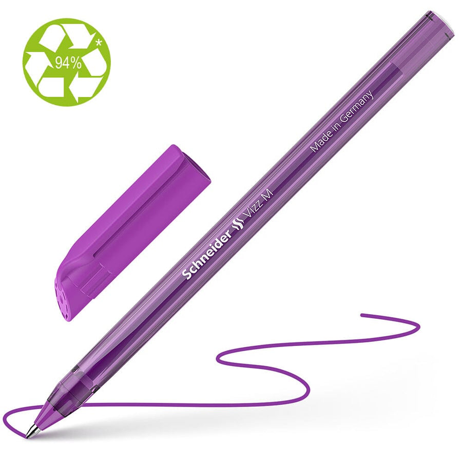 Schneider Ballpoint Pen Vizz Medium Violet 