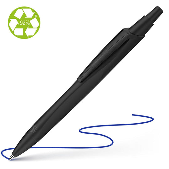 Schneider Ballpoint Pen Reco Medium Blue Ink Black Barrel