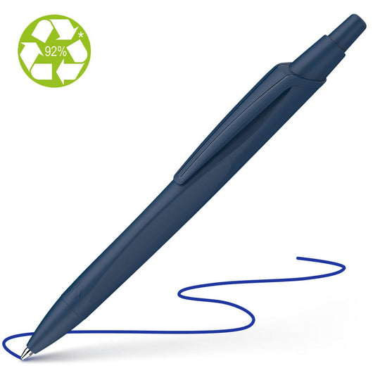 Schneider Ballpoint Pen Reco Medium Blue Ink Dark Blue Barrel