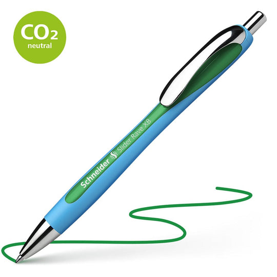 Schneider Ballpoint pen Slider Rave Extra Broad Green