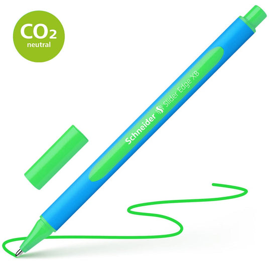 Schneider Ballpoint Pen Slider Edge Extra Broad Green