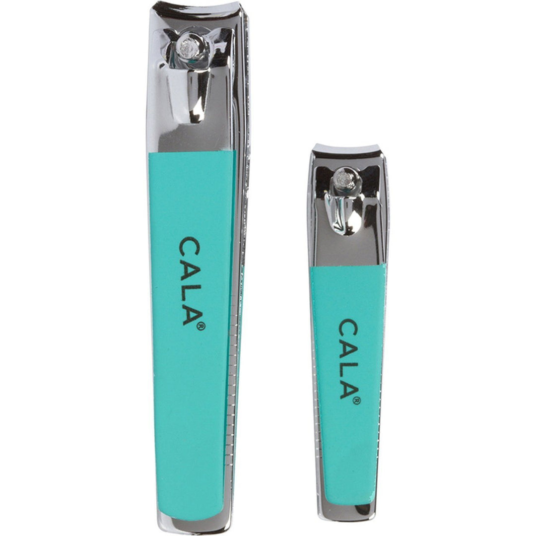 Cala Soft Touch Nail Clipper Duo - Mint