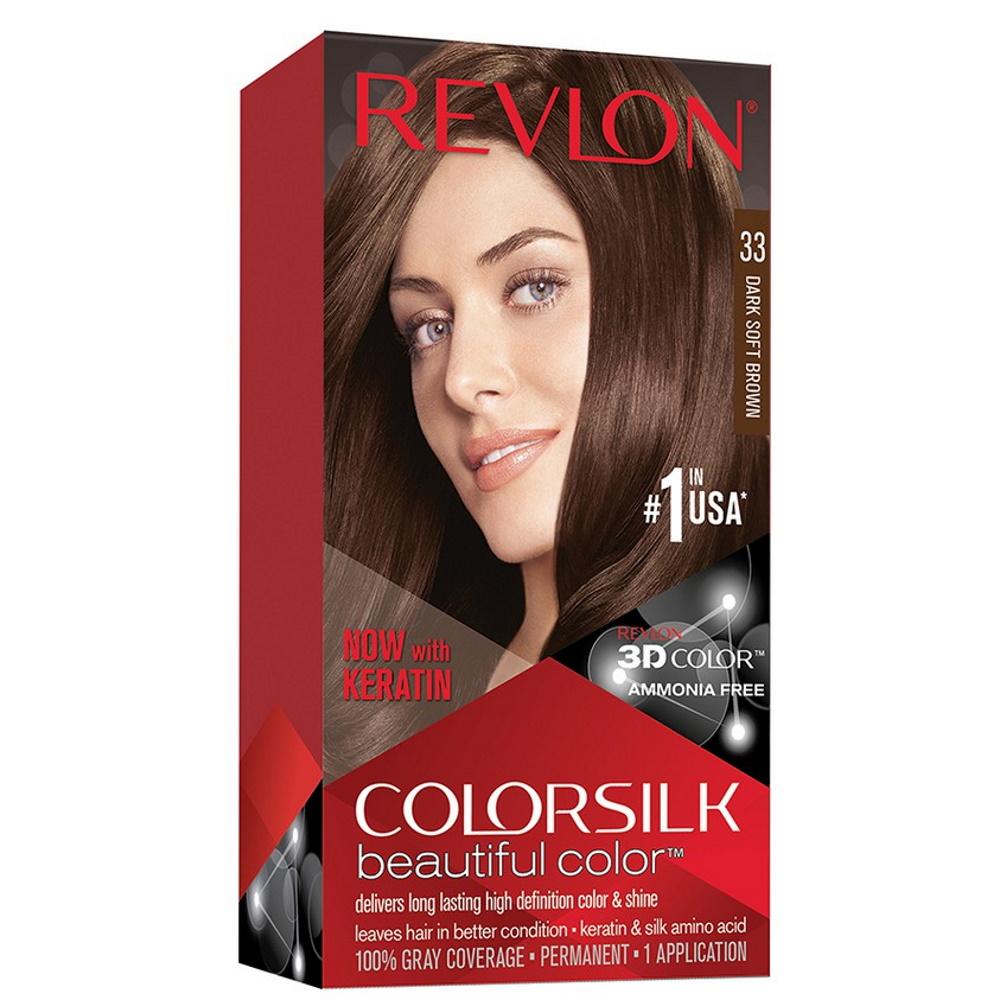 Revlon COLORSILK Beautiful Hair Colour - 33 Dark Soft Brown