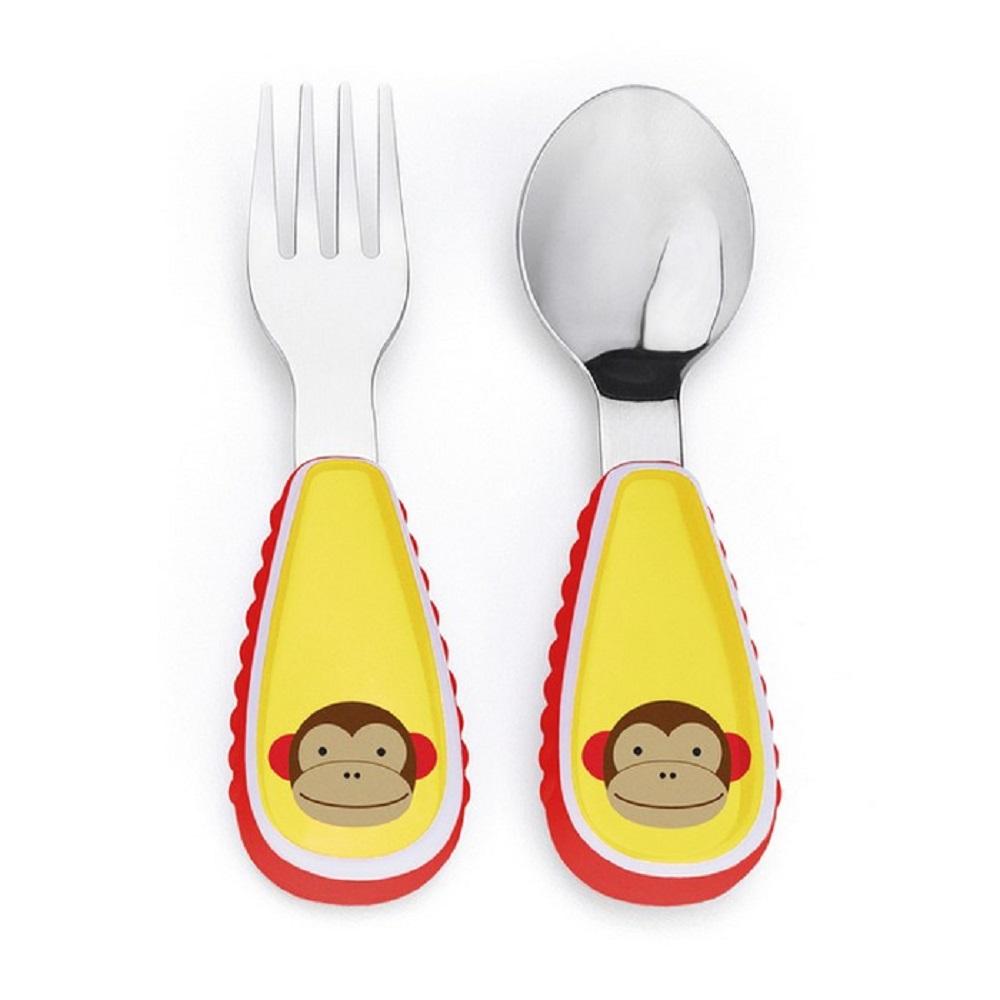 Skip Hop Zootensils Fork & Spoon Monkey