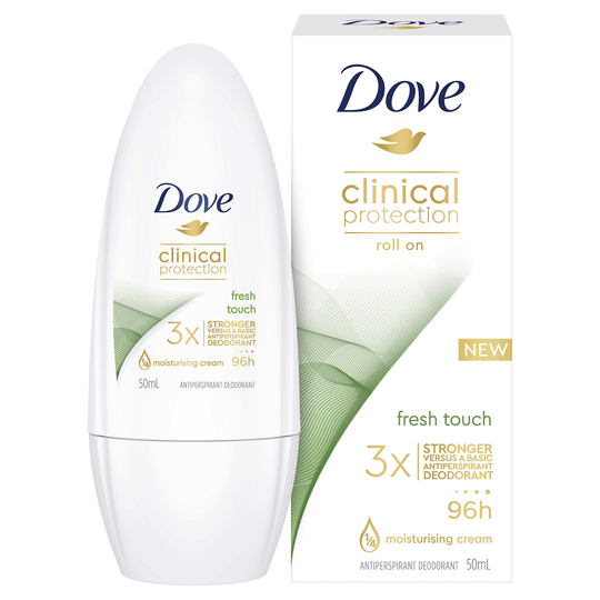 Dove Clinical Protection Anti-Perspirant Roll-On Fresh Touch 50mL