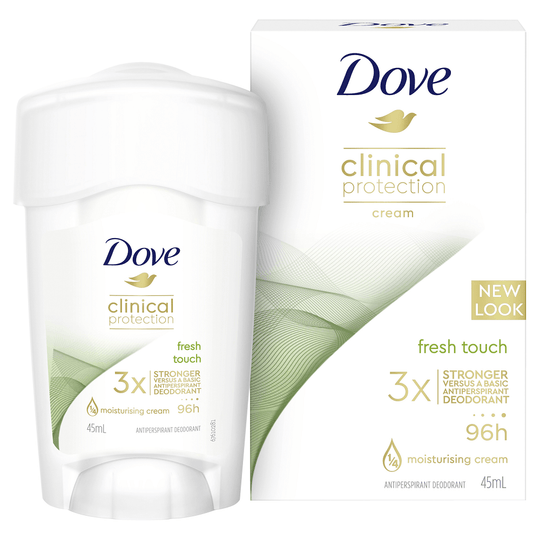 Dove Clinical Protection Anti-Perspirant Cream Fresh Touch 45mL