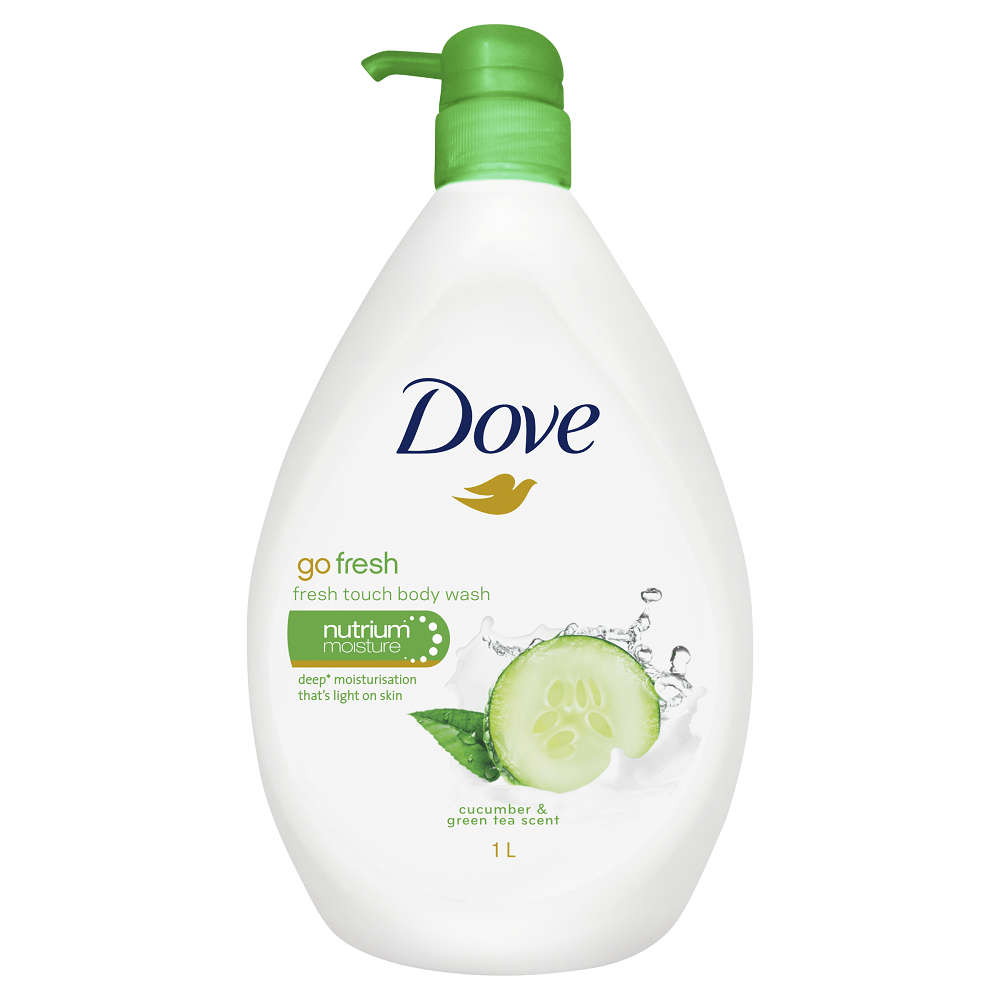 Dove Go Fresh Body Wash Cucumber & Green Tea 1L