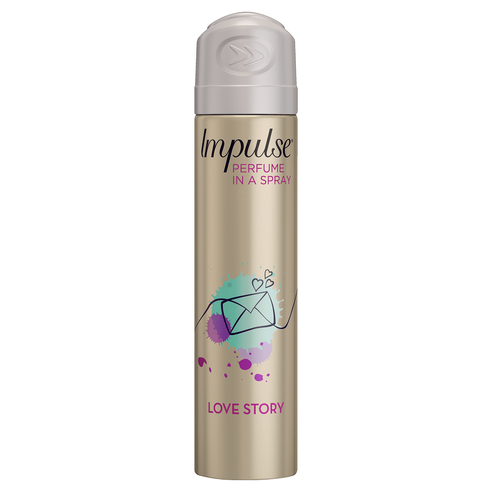 Impulse Perfume in a Spray Deodorant Love Story 75mL