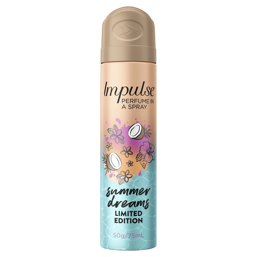 Impulse Perfume in a Spray Deodorant Summer Dreams 75mL
