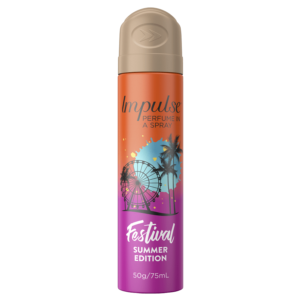 Impulse Perfume in a Spray Deodorant Festival Summer Edition 75mL