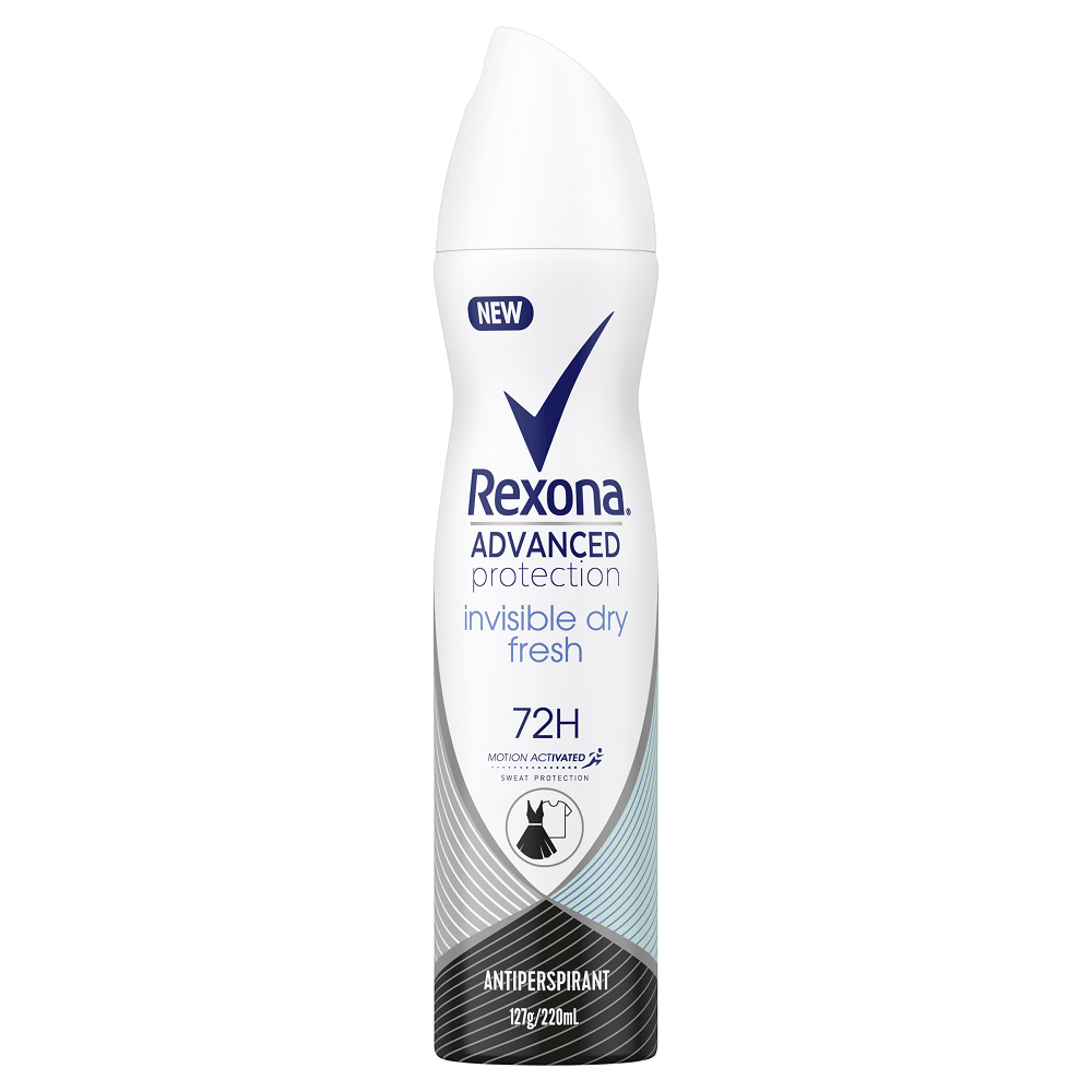Rexona Advanced Protection 72H Anti-Perspirant Invisible Dry Fresh 220mL