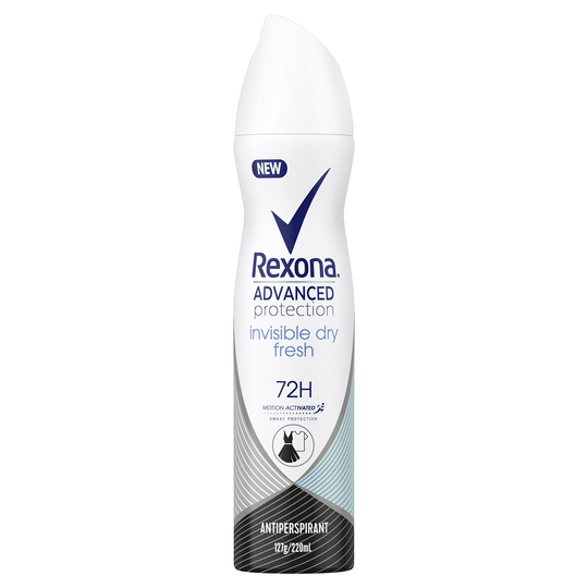 Rexona Advanced Protection 72H Anti-Perspirant Invisible Dry Fresh 220mL
