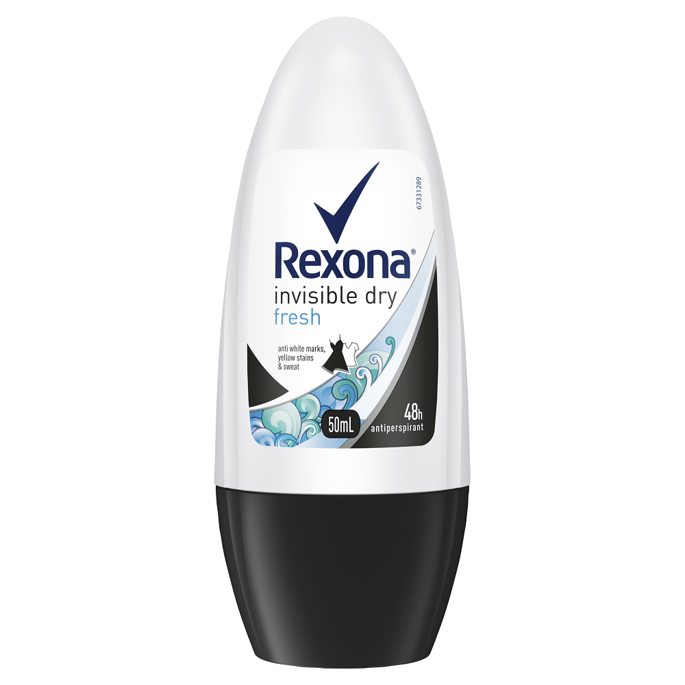 Rexona Invisible Dry 48H Anti-Perspirant Roll-On Fresh 50mL