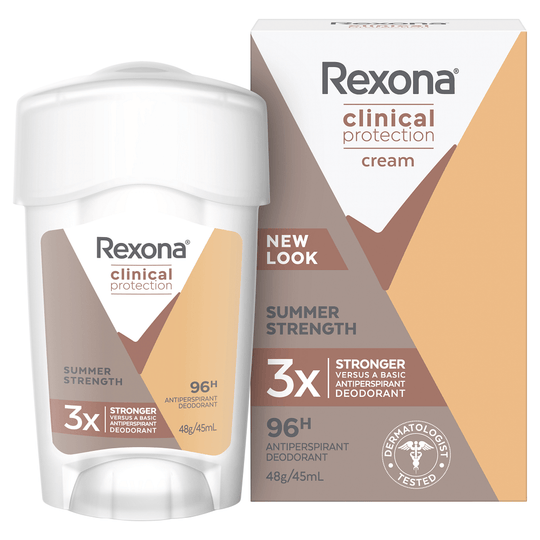 Rexona Clinical Protection 96H Anti-Perspirant Cream Summer Strength 45mL