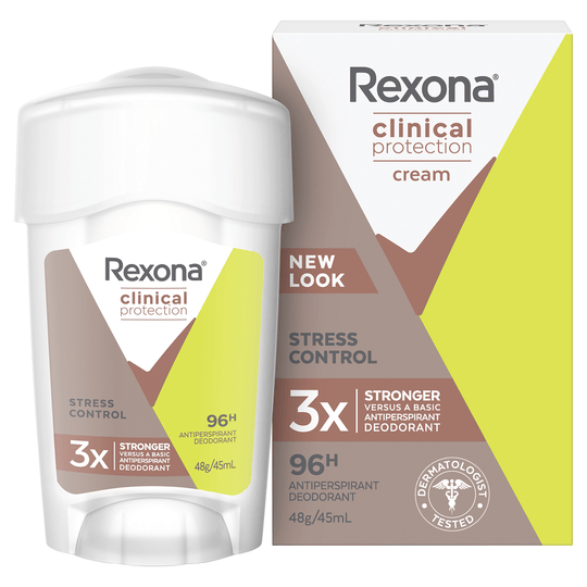 Rexona Clinical Protection 96H Anti-Perspirant Cream Stress Control 45mL