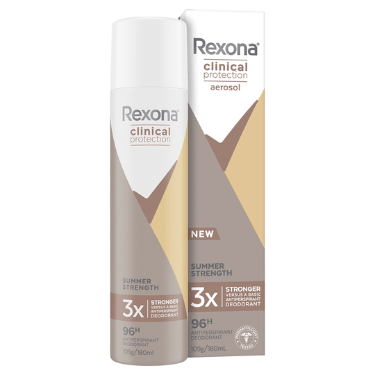 Rexona Clinical Protection 96H Anti-Perspirant Summer Strength 180mL