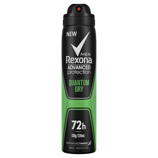 Rexona Men Advanced Protection 72H Anti-Perspirant Quantum Dry 220mL
