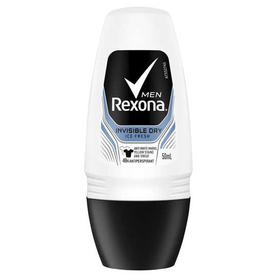 Rexona Men Invisible Dry 48H Anti-Perspirant Roll-On Ice Fresh 50mL
