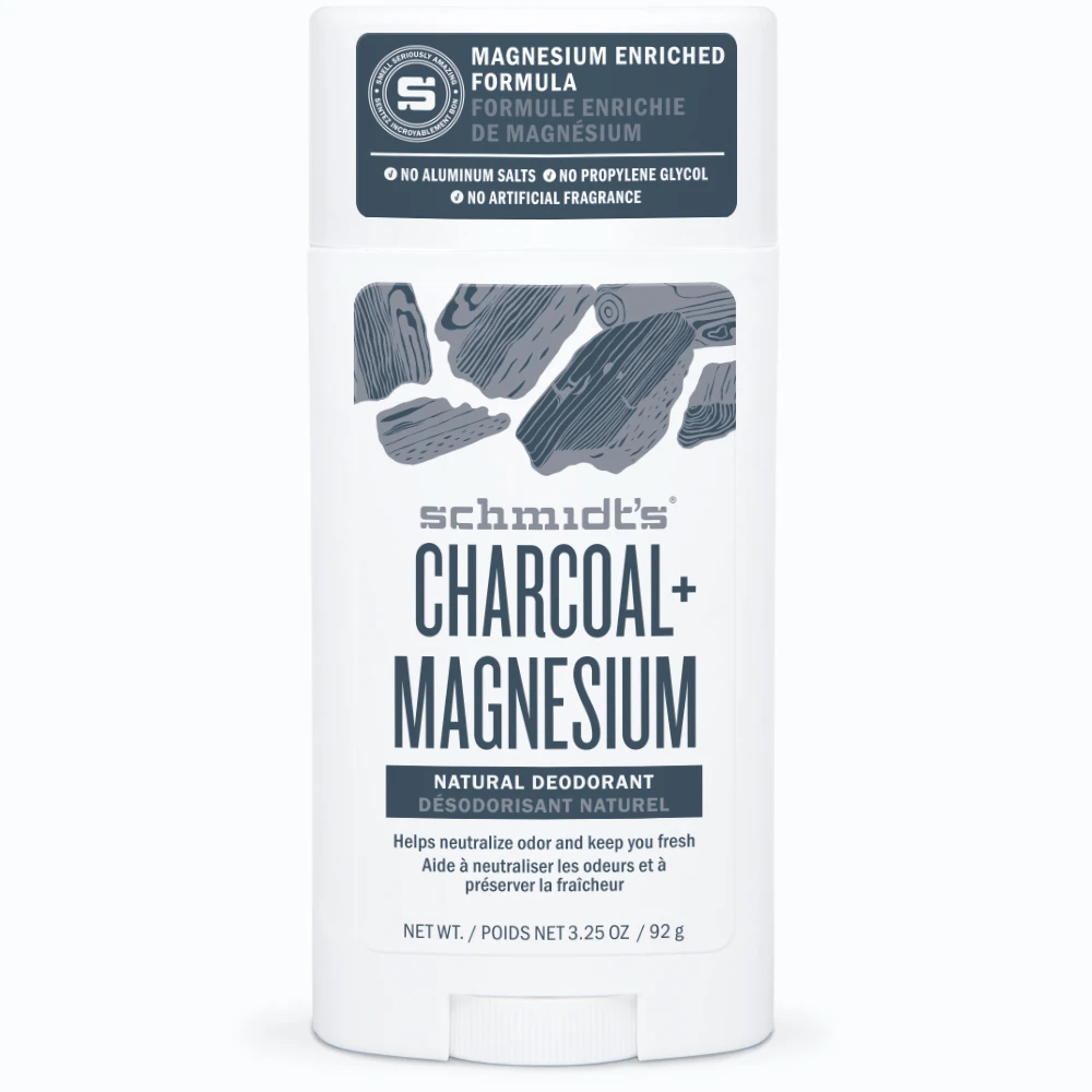 schmidt’s Charcoal+Magnesium Natural Deodorant 92g