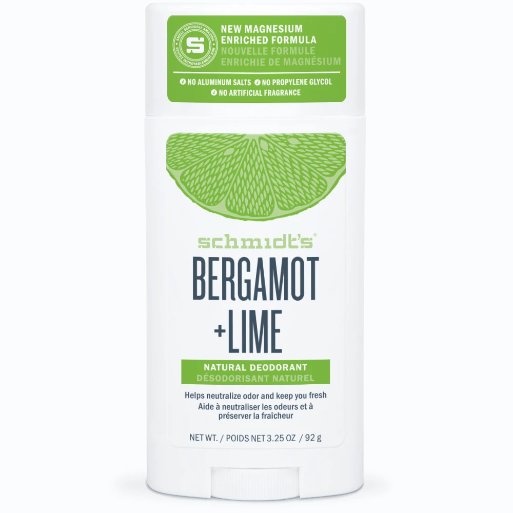 schmidt’s Bergamot+Lime Natural Deodorant 92g
