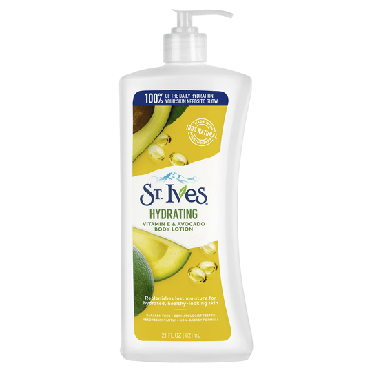 St. Ives HYDRATING Body Lotion Vitamin E & Avocado 621mL
