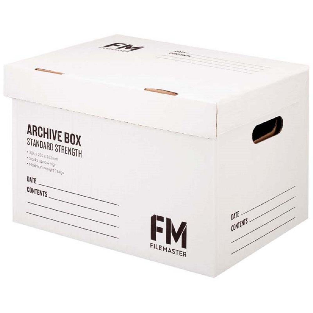 FM Box Archive White Standard Strength 384x284x262mm