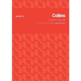 Collins Goods Order A5/50TL Triplicate No Carbon Required